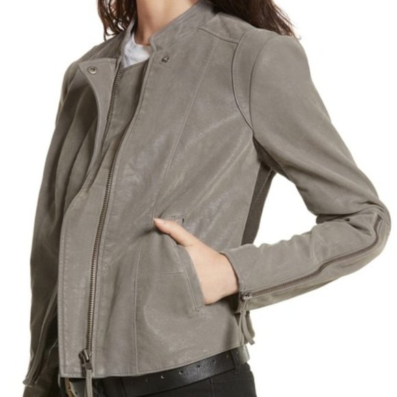 Free People Jackets & Blazers - Free People Faux Leather Motorcycle Jacket Vegan